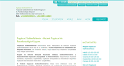 Desktop Screenshot of hedent.hu